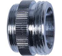 Masidef member of the würth group TEC386304 Adattatore M24x1ETx3/4ET Ottone Cromato, Argento, M24 x 1 Aussengewinde x 3/4 Zoll Aussengewinde