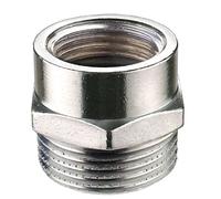 Cornat TEC386451 - Raccordo cromato 1/2"IG x 3/4"AG