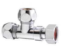 Cornat TEC581850 - Raccordo a T, filettatura interna da 3/8" x 10 mm x 3/8" x 10 mm x 3/8"