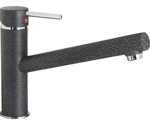 Cornat zelgs5 Zelina - Rubinetto per lavandino, granito nero, One size