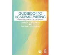 Cornelia C. Paraskevas Deborah F. Rossen-K Guidebook to Academic Wri (Tascabile)