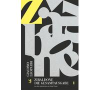 Cornelia Klettke Franco D'Intino Giacomo Leop Zibaldone: Die (Copertina rigida)