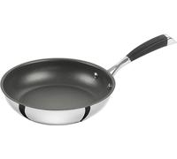 Zwilling CORNELIA POLETTO BY Padella, 20 cm, con rivestimento antiaderente a 4 strati con particelle di diamante, acciaio inox 18/10, per tutti i piani cottura, incl. induzione, colore: argento/nero
