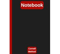 Cornell Notebook: 8.25 x 11 in | 110 Pages for Structured Notes | Cornell Note-Taking System | Academic & Professional Hardcover Journal | With Index & Calendar