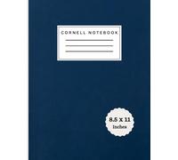 Cornell Notebook: Master Your Classes and Ace Exams with The Cornell Note Taking System | A Strategic Study Journal for College, University, and High School Students | Large 8.5 x 11 College Ruled