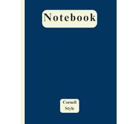 Cornell notebook: notebook 8.5 x 11 inch - 110 pages | Table of contents | Calendar 2025/2026 | Cornell method for effective note-taking