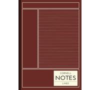 Cornell Notes Lined: B5 Notebook | 108 Lined Ruled Pages with Cornell Layout and Contents | Softcover Journal Planner Study Book Notepad Composition ... Seminar School Study Learning | Red Cornell