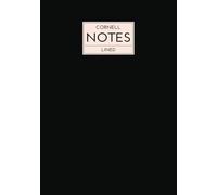 Cornell Notes Lined: B5 Notebook | 108 Lined Ruled Pages with Cornell Layout and Contents | Softcover Journal Planner Study Book Notepad Composition ... Lecture Seminar School Study Learning | Black
