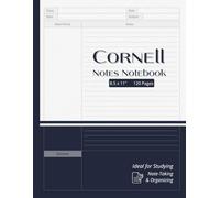 Cornell Notes Notebook | 8.5 x 11 in | 120 Pages: Cornell Method For Note Taking - Perfect For Study Sessions, Lecture Notes, Exam Preparation, and ... For Students, Teachers, and Professionals