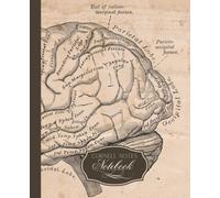 Cornell Notes Notebook: Cornell Notes Notebook with 110 Cream Colored Pages for Organized Note-Taking and Study with a Vintage Brain Anatomy Cover