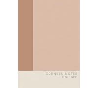 Cornell Notes Notebook - EARTH / LINEN COLLECTION Clay: 100 Unlined Pages, Matte Softcover | Minimalist Study & Work Notebook for Everyday Notes