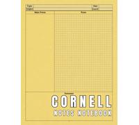 Cornell Notes Notebook: Effective Note Taking System for Students and Teachers with Graph Paper Numbered Pages