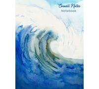 Cornell Notes Notebook: Efficient Note Taking System for School, College, And Work - 100 Pages - 8.5 X 11 - Ocean Wave Painting