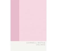 Cornell Notes Notebook - Korean Pastel Dusty Pink: 100 Unlined Pages, Matte Softcover | Minimalist Study & Work Notebook for Everyday Notes