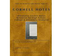 Cornell Notes Notebook: Minimalist Mustard Yellow Suede Aesthetic Cornell Note Taking System | Large Grid Paper Journal by THE SCRIBE'S ARCHIVE PRESS for High School, College & University Students
