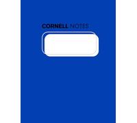 Cornell Notes Notebook: Simple & Professional Note-Taking System for Students and Professionals: 100+ Pages | Cue - Notes - Summary Format | 8.5 x 11 ... for Study, Lectures, Meetings & Organization