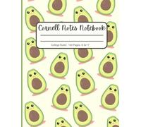 Cornell Notes Notebook - The Ultimate Study Companion: Note Taking System for Students and Teachers with Cute Avocado Design- College Ruled Notebook , 8.5 x 11”, 160 Pages