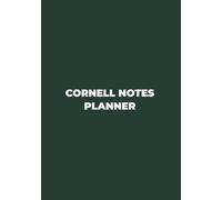 Cornell Notes Planner: Cue • Notes • Summary • Study • Reflection