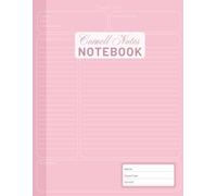 Cornell Notes Study Notebook: Effective Note Taking System for Students, Teachers, Homeschool & College Learning - Sugar High Color