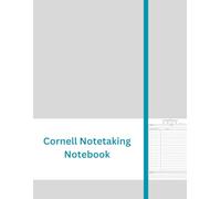 Cornell Notetaking Notebook: Cornell Note Taking System for Students, Teachers, and Busy professionals | Way to Organize Thoughts, Boost Retention, and Ace Studies | Large 8.5x11 size with 182 Pages