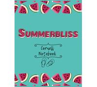 Cornell Style Notebook College Ruled for Notes and Focus: Summerbliss Edition - Perfect for Journaling, Thoughts, and Creative Writing