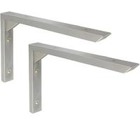 Corner Bracket,supports shelves wall,2pcs Triangular Bracket Wall Partition Bracket Support Frame Corner 90 Degree Right Angle Bracket Flower pot rack bracket Load 130kg(100 * 150mm)