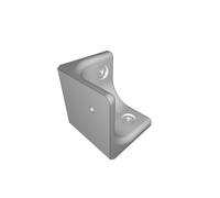 Corner Bracket Three-Faced Universal 1x1x1 inch with Screw Holes