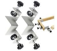 Corner Clamps for Woodworking - Heavy Duty Metal Build, Right Angle Fixing System, Secure Grip Design, Easy Adjustment Control | Woodworking, Frame Building, Shelf Installation, Workshop Use