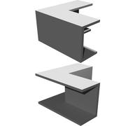 Corner Fitting Set compatible with Tower Mini Trunking Internal/External Corners