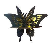 Corner Floating Shelves - Butterfly Wall Display, Retro Storage Stand | Vintage Style Corner Shelf Unit Space Saving Wall Mounted Organizer Decorative Storage Rack Suitable Home Kitchen Bathroom