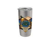 CORNER PIECE CALM Puzzle Angoli Smistamento Relax Bicchiere termico in acciaio inox doppia parete