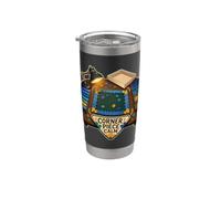 CORNER PIECE CALM Puzzle Angoli Smistamento Relax Bicchiere termico in acciaio inox doppia parete