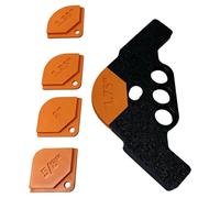 Corner Radius Routing Templates, 5 Piece High Hardness Accurate Positioning Woodworking Rounding Corner Guides with Durable Alignment Design, Cabinet Edge and Furniture Edge Trimming Tool Set