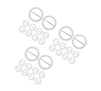 Corner Silk Fixed Buckle Thread Fashion Scarf Country Clothes Hanger Dog Cage Storage Cabinet Product Decoration Plastic Silver