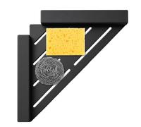 Corner Sink Rack Space-Saving Rust-Resitant Meta Cornel Triangular Drainer