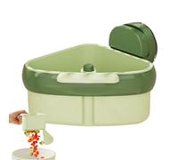 Corner Sink Strainer, Suction Cup Basket, Food Waste Filter Tray, 5.91x4.13 inches, Space-Saving Drain Organizer, Multi-Use Kitchen Holder, for Dishcloth, Apartment, Home, Hotel, Restaurant, Cleaning