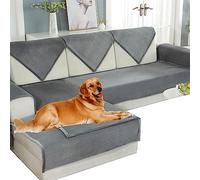 Corner Sofa Cover with Left Right Peninsula 3/2 Seater Sofa Cover for L Sofa Non-Slip Washable for Dogs Cats Non-Slip Sofa Protector Washable (Color : #21,