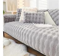 Corner Sofa Cover with Left Right Peninsula 3/2 Seater Sofa Cover for L Sofa Non-Slip Washable for Dogs Cats Non-Slip Washable Protector (Colour: R, S
