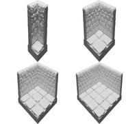 Corner Tile Compatible with Dwarven Forge OpenForge Stone Dungeon Gaming Terrain