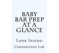 Cornerstone Law Baby Bar Prep At A Glance (Tascabile)