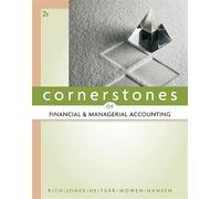 Cornerstones of Financial & Managerial Accounting