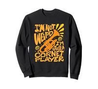 Cornetta Cornetti I'm Not Weird I'm Just A Cornet Player Felpa