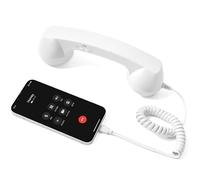 Cornetta del Telefono Retrò Riduzione del Rumore Chiamate e Musica | Type-C, with Controllo del Volume, Anti-radiazioni Auricolare Telefono Retrò