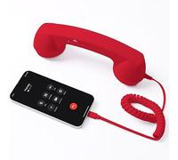 Cornetta del Telefono Retrò Riduzione del Rumore Chiamate e Musica | Type-C, with Controllo del Volume, Anti-radiazioni Auricolare Telefono Retrò