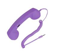 Cornetta per cellulare, Radiazioni, Volume regolabile Retro Telefono per Computer (Viola)