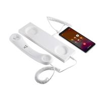 Cornetta per telefono retrò, riduzione del rumore con jack da 3,5 mm, ideale per lavoro, casa, ufficio, anziani, computer, telefoni a parete e uso domestico, compatibile con smartphone, tablet