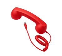 Cornetta Retro per Cellulare Cornetta Audio con Jack per Telefono Fisso | Microfono Per Cellulare Videoconferenze Chiamate Chat Aula Casa Scuola Halloween Natale Riunioni