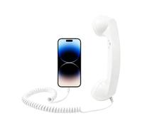 Cornetta Retro Per Telefoni Cellulari Retro Type-C Classico per la Casa con | Telefono Stile Vecchio Per Uffici Viaggi Cucina Comodino Bagno Soggiorno Scuola Ospedale