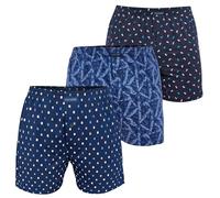 Cornette Premium Boxer Uomo Americani Cotone Larghi Confezione da 3 Pezzi L | Lunghi, Leggeri, Confortevole, Traspirante, Morbido | Boxer Americani, Fantasia Mutande Uomo Cotone Boxer