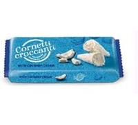 Cornetti Croccanti Cialde al Cocco, Gusto Esotico, Confezione da 112 g, 3 Pezzi